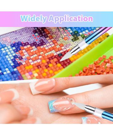 TIESOME Rhinestone Picker Tool with Wax Tip Nail Rhinestone Picker Dotting Wax Pen Nail Dotting Tool Rhinestone Pickup Applicator Tool Gem Picker Tool for DIY Nail Art - Buy Online on GoSupps.com