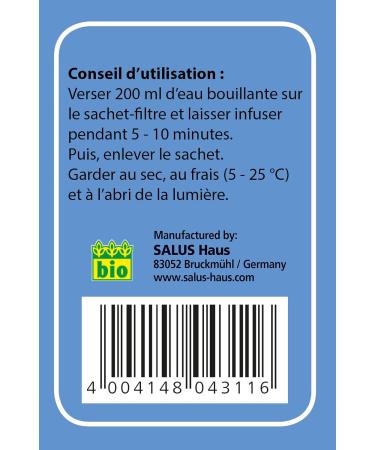 Salus Floradix Thyme AB Herbal Tea - Organic Herbal Tea - Digestion - Immunity - Airway Defense - 15 Sachets - Buy Online on GoSupps.com