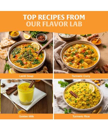Organic Turmeric Powder (397g/14oz) | Lab Tested, 100% Raw from India | High Curcumin for Antioxidant & Anti-inflammatory Benefits - Buy Online on GoSupps.com