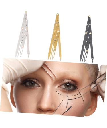 FOMIYES Eyebrow Scale Mini Tools Metal Eyebrow Ruler Ratio Eyebrow Measurement Tool Eyebrow Shape Set Miss - Buy Online on GoSupps.com