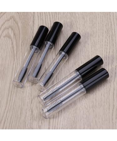 Didiseaon 10 Pcs Eyelash Brush Tube Empty Eyelashes Bottle Mascara Tubes with Wands Empty Glass Round - Buy Online on GoSupps.com
