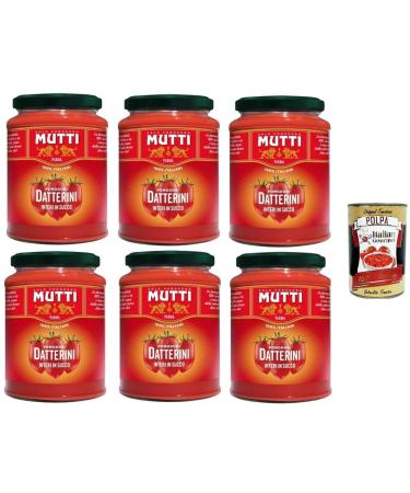 Italian Gourmet E.R. MUTTI DATTERINI INTERI Set of 6 boxes of juice in juice 350 g + Italian Gourmet Polpa 400 g