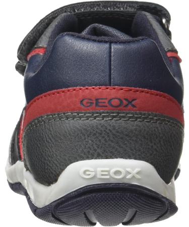 Geox Boy's B Heira Sneakers - 6 UK Child - Dark Grey Blue - Buy Online on GoSupps.com