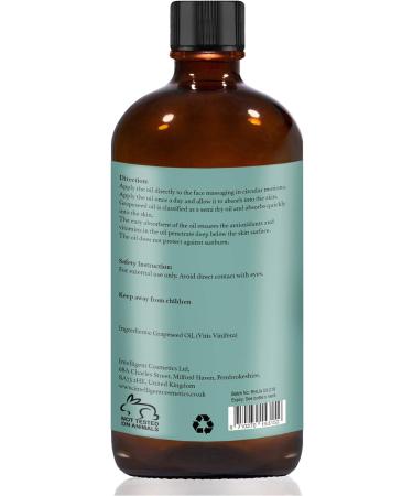 GRAPESEED OIL 100ML 100% Cold Pressed Unrefined Organic Pure & Natural. Skin Care Facial Oil Anti Ageing Tightens & Shrinks Large Pores Acne Treatment Balances Oily Skin NEW - Buy Online on GoSupps.com