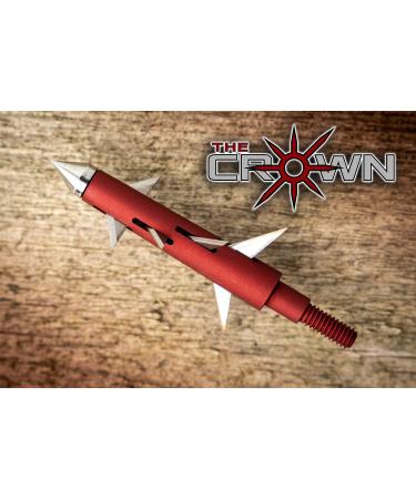 Crown Broadheads by Thorn - 100/125 Grain Crossbow/Compound Bow Broadheads - Buy Online on GoSupps.com