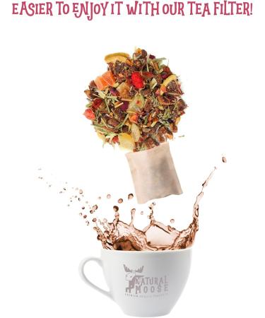 Global Natural Moose Tea Trotters | Premium Loose Leaf Tea | Rio De Janeiro | Roses and Lemon | 100g Rio De Janeiro | Roses and Lemon 100 g (Pack of 1) - Buy Online on GoSupps.com