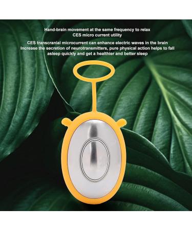 Mini Hand Held MicroCurrent Sleep Aid Device | Fast Insomnia Relief & Stress Reduction | USB Charging - Yellow - Buy Online on GoSupps.com