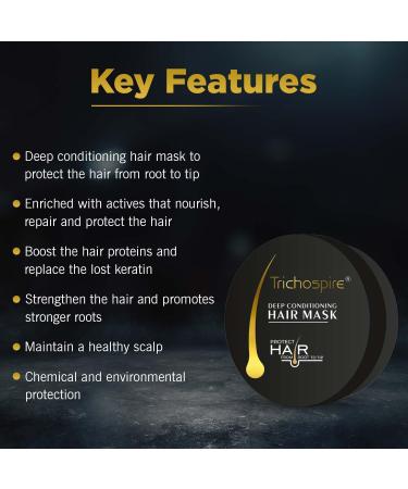 Deep Conditioning Hair Mask | Prevents Hair Loss & Increases Softness | Paraben Free - 200g | International Shipping Available - Buy Online on GoSupps.com