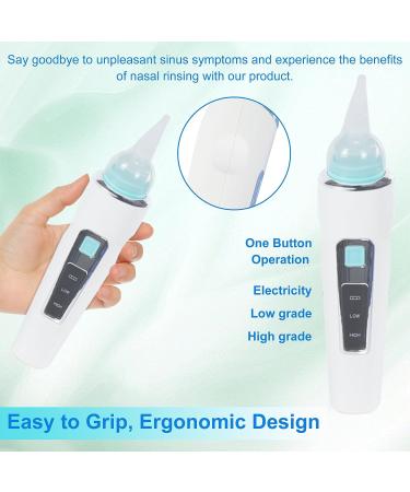 TopQuaFocus Adult Electric Nasal Aspirator with Replaceable Nozzle - Lavage Care System - Buy Online on GoSupps.com