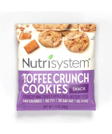 Nutrisystem Toffee Crunch Cookies 36ct - Guilt-Free Snacks for Healthy Weight Loss - Buy Online on GoSupps.com