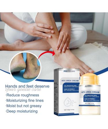 42% Urea Cream Urea Foot & Hand Cream for Dry Cracked Callus and Dead Skin Remover Foot Moisturizing Stick for Foot Care Cracked Heel Treatment Knees Elbows Hands Repair Feet Lotion - Buy Online on GoSupps.com