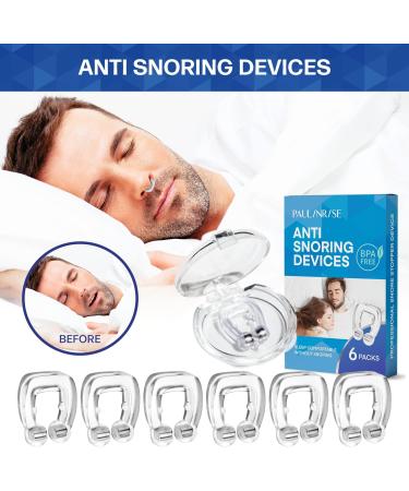 Snore Stopper Nose Clips - Effective Anti-Snoring Solution (6 Pack) - Buy Online on GoSupps.com