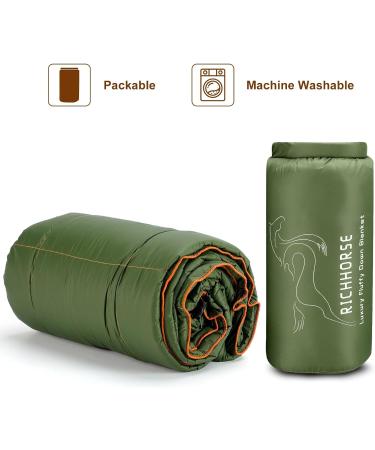 RICHHORSE Down Camping Blanket - Lightweight  Packable Puffy Blanket for Camping  Travel & Hiking - Buy Online on GoSupps.com