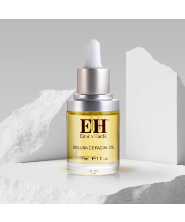 Emma Hardie Brilliance Facial Oil | Lightweight Anti-Aging Hydrating Serum for All Skin Types | Sweet Almond Grapeseed & Sunflower Oils | International Shipping Available - Buy Online on GoSupps.com