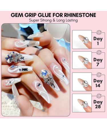 Makartt 30g Professional Rhinestone Nail Glue Gel - Perfect for Beginners & Salons | Strong Hold for Nail Tips & Gemstones - Buy Online on GoSupps.com