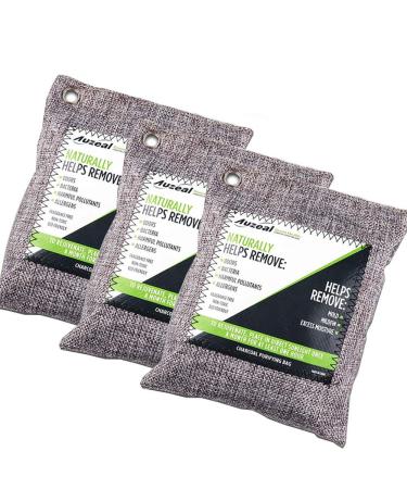 ANTEROOF Nature Fresh Air Cleaner Bags Breathe Green Bamboo Charcoal Smell Eliminator Bag, Absorbent for Home, Pets, Vehicle, Wardrobe, Bathroom.