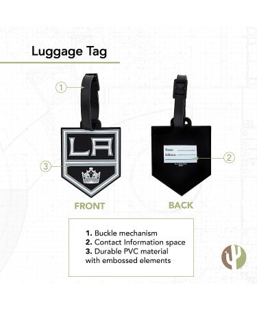 Los Angeles Kings NHL Luggage Tag | Official Team Bag Tag - Buy Online on GoSupps.com