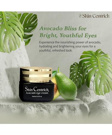 Skin Centrick - Avocado Eye Treatment Nourishing and Hydrating Eye Cream best for dark eye circle Tired Eyes 99% Naturally Derived Formula - Buy Online on GoSupps.com