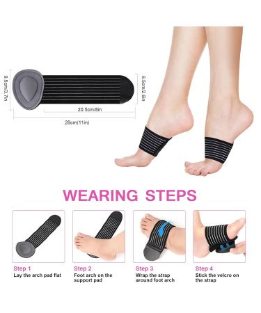 Plantar Fasciitis Night Splint | Heel Pain Relief for Men & Women | Arch Support Brace for Achilles Tendonitis & Foot Drop - Pink - Buy Online on GoSupps.com