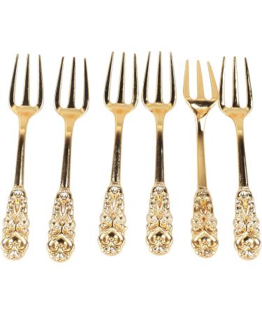 Coffee Spoon Holder Dessert Spoon Holder Swan Style Widely Used for Family (Gold White Holder with Fork) - Buy Online on GoSupps.com