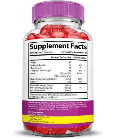 Fast Active Keto ACV Gummies Advanced Formula 1000MG Fastactive Keto Gummies Apple Cider Vinegar Formulated with Pomegranate Beet Juice Powder B12 Vegan Non GMO 60 Gummys 60 Count (Pack of 1) - Buy Online on GoSupps.com