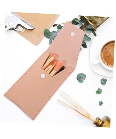 POPETPOP 3 Sets Travel Makeup Brushes - Professional Cosmetic Brush Kit with Eye Patches for Women | Perfect for On-the-Go Makeup | Pink Aluminum Tube - Buy Online on GoSupps.com