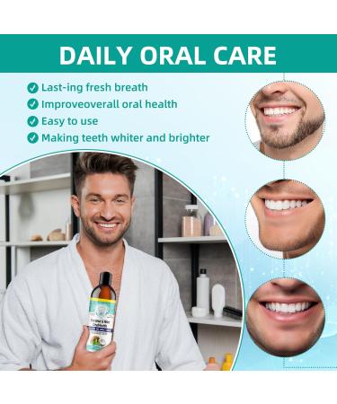 Miioto Oil Pulling - Coconut Oil Mouthwash for Teeth Whitening Fresh Breath & Gum Protection with Tongue Scraper - Buy Online on GoSupps.com