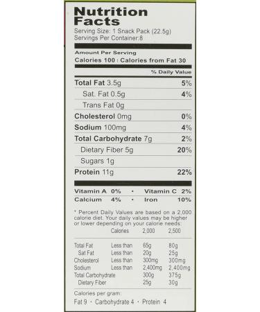 Seapoint Farms Spicy Wasabi Dry Roasted Edamame 8 Snack Packs - Healthy Gluten-Free Snack - Buy Online on GoSupps.com