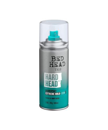 TIGI Bed Head Masterpiece Shiny Hairspray Strong Hold Travel Size 2.4 oz and Hard Head Extra Strong Hold Hairspray Travel Size 3 oz Bundle - Buy Online on GoSupps.com
