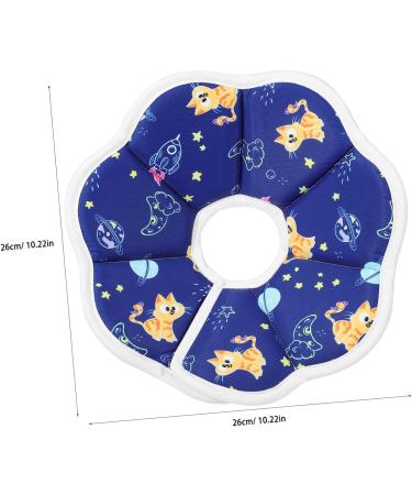 Sosoport Soft Cone for Cats Cat Donut Cat Cone Alternative Cat Cones After Surgery Waterproof Composite Cloth 26.00X26.00X0.70CM As Shown - Buy Online on GoSupps.com