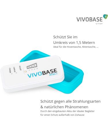 VIVOBASE Mobile - Reliable Electrosmog & Radiation Prevention | 1.5m Range - Blue - International Shipping Available - Buy Online on GoSupps.com