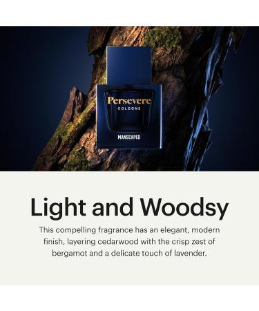 MANSCAPED Persevere Cologne Men's Eau de Toilette Body Spray Light & Woodsy Paraben-Free 50ml - Buy Online on GoSupps.com