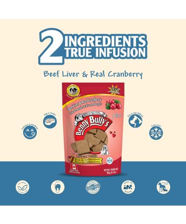 Benny Bullys 776310549156 Plus Cranberry Beef Liver Cat Treats 25g Entry - Buy Online on GoSupps.com
