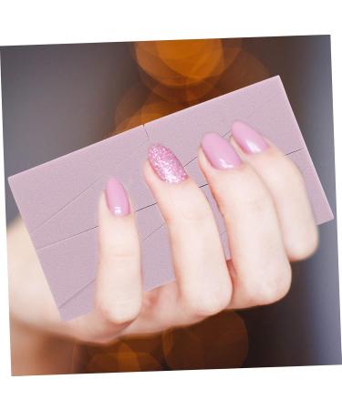 MAGICLULU 72 Pcs Nail Gradient Sponge - Premium Nail Art Tools for Perfect Manicure & DIY Nail Polish Techniques - Eye Shadow Wedges - Simple Purple Seal - Buy Online on GoSupps.com