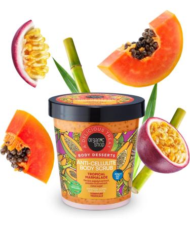 Organic Shop Body Desserts Anti-Cellulite Body Scrub Tropical Marmalade 450 ml - Buy Online on GoSupps.com