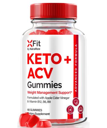 NutraRize Xfit Keto Gummies for Weight Loss Official X Fit Keto+ACV Gummies All-Natural Apple Cider Vinegar 1000MG Premium Gummy for Health and Fitness Gomitas Review (60 Gummies)