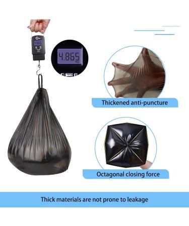 Portable Trash Bags Small Rubbish Bags Colorful Plastic Garbage Bags Strong Wastebasket Bags for Kitchen Office and Bedroom Waste Bin (5 Rolls/100 Counts) - Buy Online on GoSupps.com