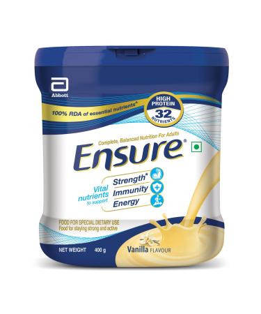 Ensure Balanced Adult Nutrition Health Drink - 400g  ( Vanilla ) 14.1 Ounce (Pack of 1)