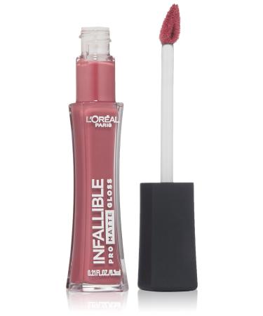 L'Or al Paris Infallible Lip Pro Matte Gloss  Blushing Ambition  0.21 fl. oz. Blushing Ambition 0.21 Fl Oz (Pack of 1)