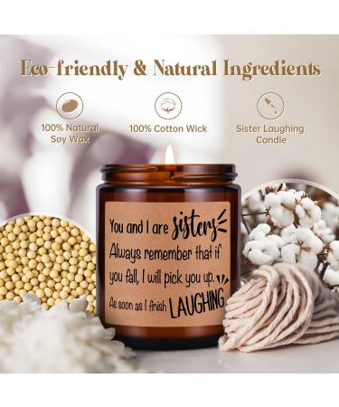 Funny Sisters Gifts - Lavender Scented Candle | Unique Birthday & Mother's Day Gift for Sister Best Friend Sister-in-Law - Buy Online on GoSupps.com