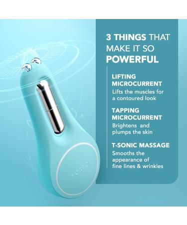 FOREO Bear 2 Eyes & Lips Microcurrent Line Smoothing Instant Face Lift Eye Care Device Brow Lift Dark Crcles Under Eye Treatment & Lip Plumper Device Firming Beauty Products Arctic Blue - Buy Online on GoSupps.com