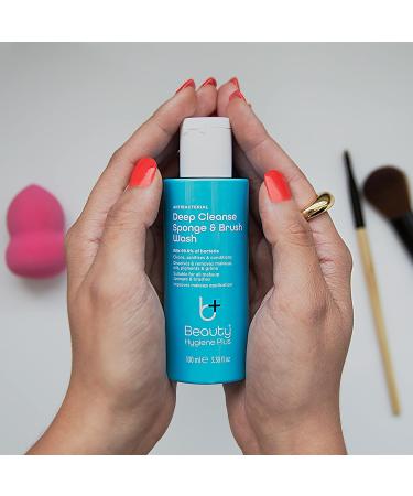 Beauty Hygiene Plus Deep Cleanse Makeup Sponge & Brush Wash 50ml - Antibacterial Conditioning Formula - Buy Online on GoSupps.com
