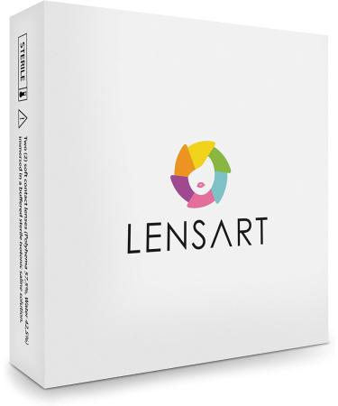 Buy Iced Blue Colored Contact Lenses - Natural Look 14.00mm No Prescription - Lensart | Ships Internationally - Buy Online on GoSupps.com