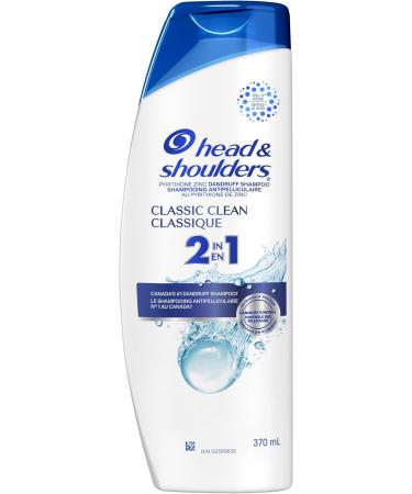 HEAD & SHOULDERS CLASSIC CLEAN 2IN1 SHAMPOO 370ML - Buy Online on GoSupps.com
