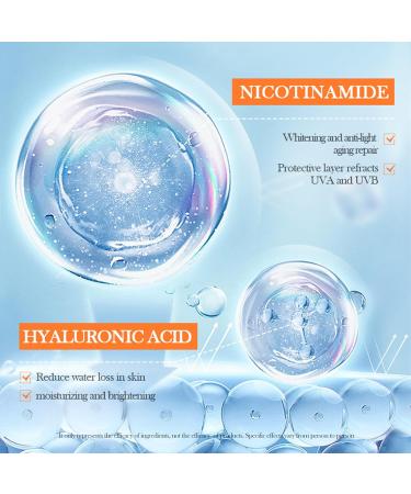 Protection solaire blanchissante et hydratante avec effet claircissant cr me de jour SPF 50+ contre les taches pigmentaires unifie le teint de la peau claircit corrige le teint de la peau et - Buy Online on GoSupps.com