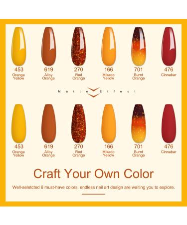 Lavender Violets Dip Powder Nail Kit - 6 Color Autumn Winter Set Long Lasting Nail Art Dipping Powder Color Changing & Large Capacity J206 Amber - Buy Online on GoSupps.com