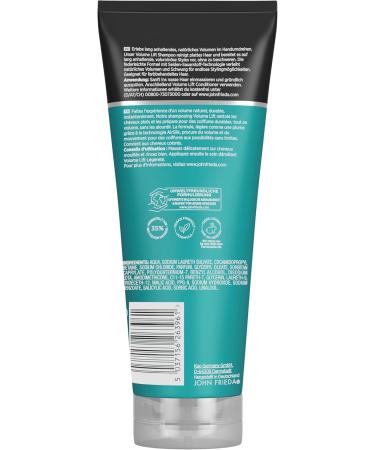 John Frieda - Volume Lift Shampoo - Capacity: 250ml - Volume & Swing for fine hair - Non-weighing volume shampoo - Buy Online on GoSupps.com