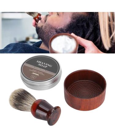 Premium Shaving Bowl & Soap | Exquisite Craftsmanship | Durable Natural Tree Pattern for Beard Shaving - International Shipping Available - Buy Online on GoSupps.com