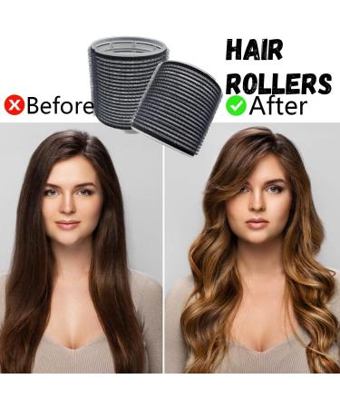 UoQo Hair Rollers for Long Hair - 32 pc Salon Curlers Set with Clips, Comb, and Storage Bag - Buy Online on GoSupps.com