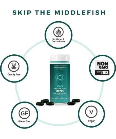 Iwi Life Men's Multivitamin - 120 Non-GMO Gluten-Free Softgels with Essential Vitamins and Minerals for Men - 30 Day Supply - Buy Online on GoSupps.com